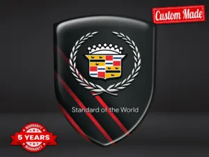 Cadillac Loghi Silicone Auto Resistenti Limitati Alta Qualità
